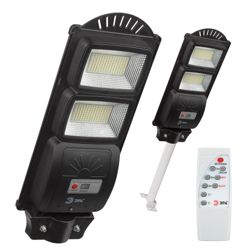 Светильник уличный (Кобра) на солнечной батареи  с датчиком движения Эра 220В 40Вт 700Лм 5000К IP66 картинка 